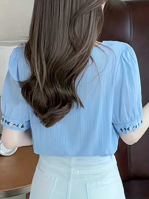 Áo sơ mi thêu dành cho nữ - Image 5