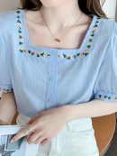 Áo sơ mi thêu dành cho nữ