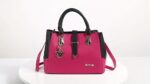 Women’s Letter Detail Shoulder Bag – Elegant Double Handle Work Handbag - Image 15