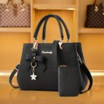 Chic Bow Satchel Handbag for Women with Adjustable Strap