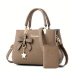 Chic Bow Satchel Handbag for Women with Adjustable Strap - Image 11