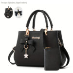 Chic Bow Satchel Handbag for Women with Adjustable Strap - Image 9