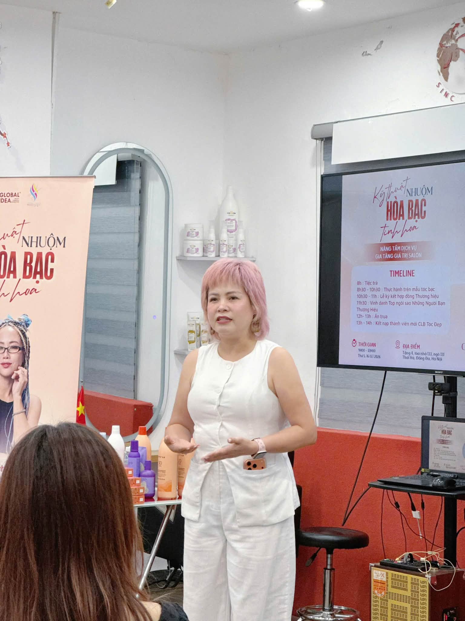 Chuyên gia chia sẻ kỹ thuật nhuộm
