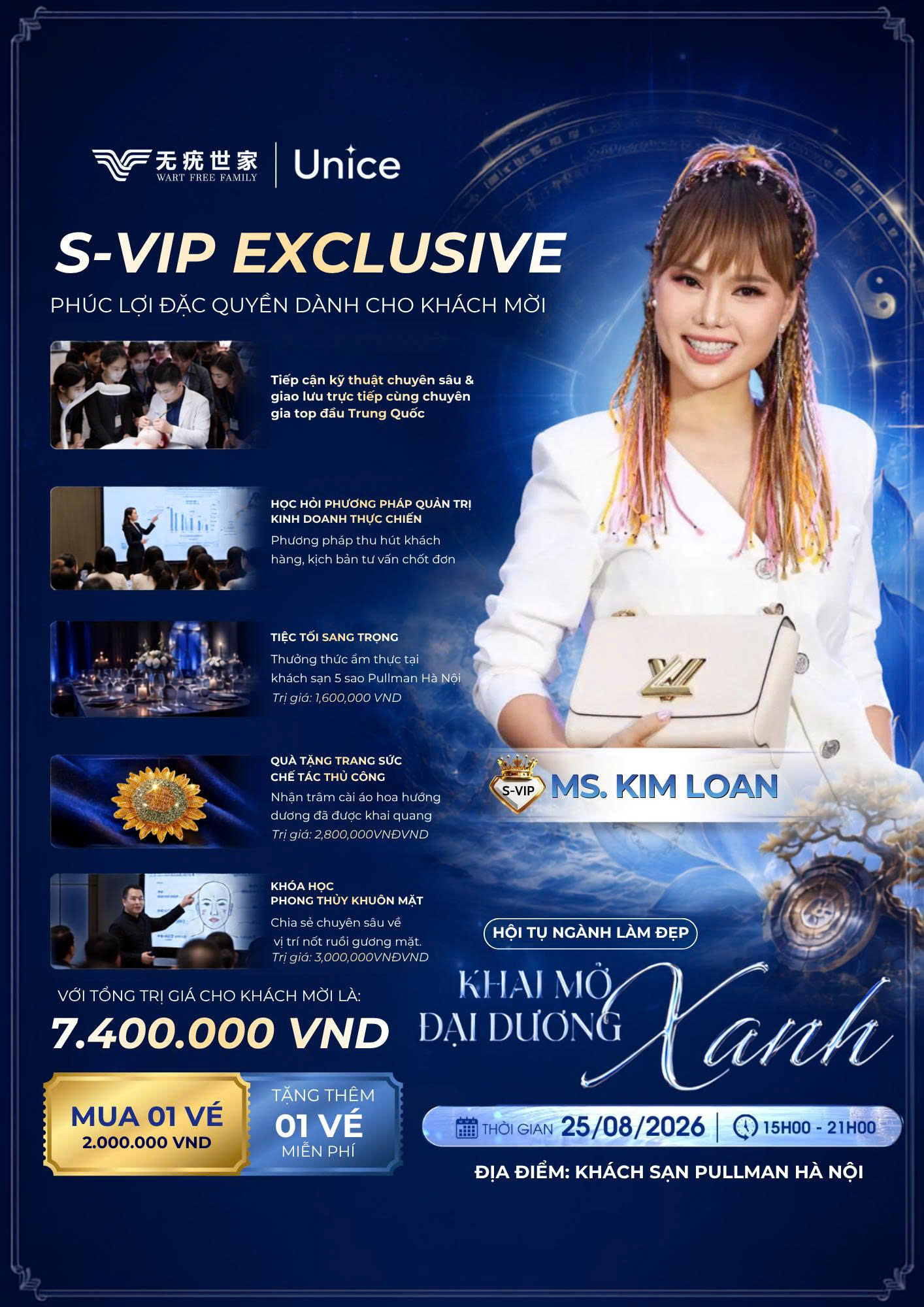 Quyền lợi khách mời S-VIP