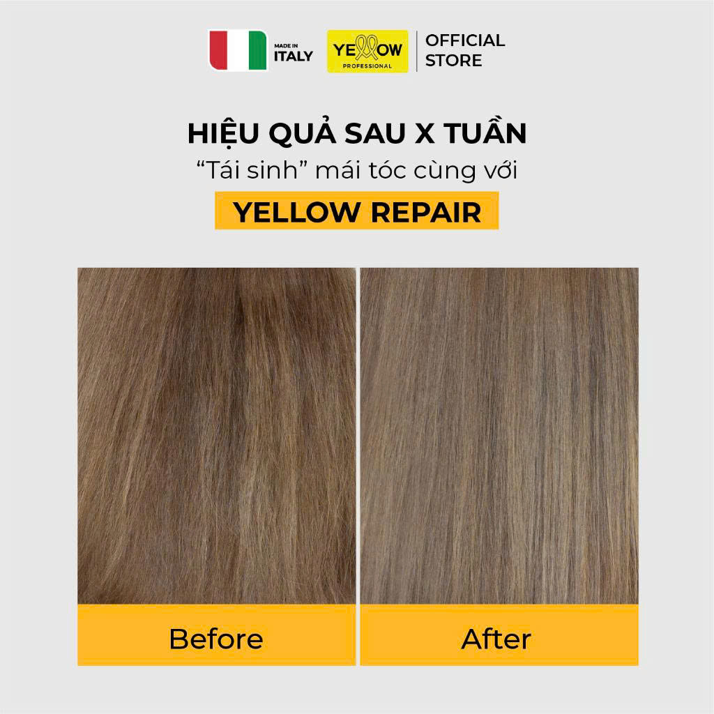 Hiệu quả trước và sau khi sử dụng Yellow Repair